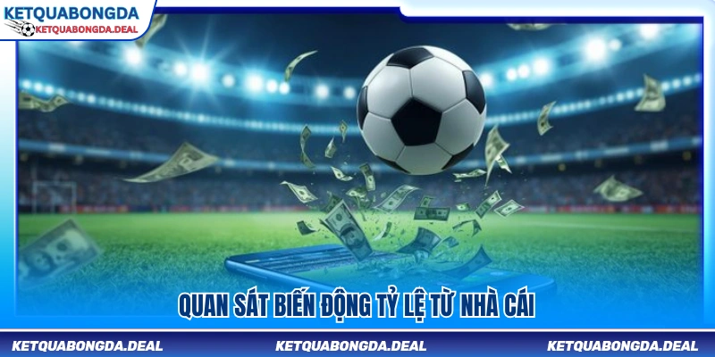 Theo dõi sự thay đổi tỷ lệ kèo từ nhà cái