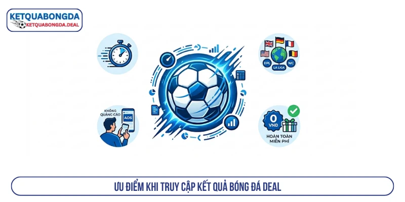 Ưu điểm khi truy cập Kết Quả Bóng Đá hôm nay